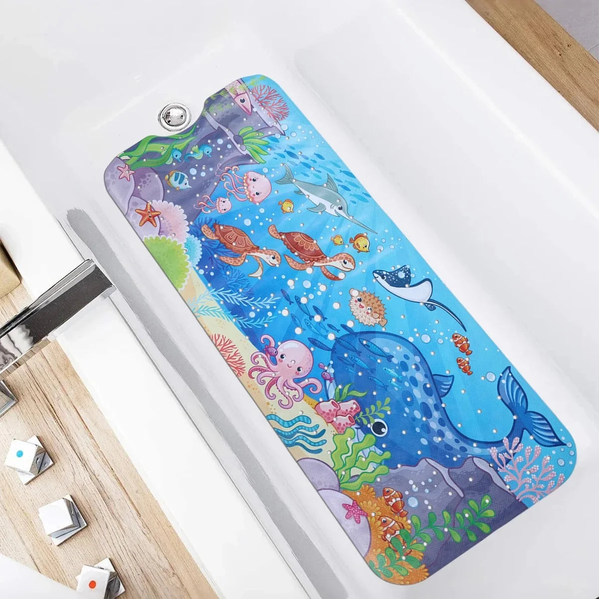Ocean Adventure Kids Bath Mat