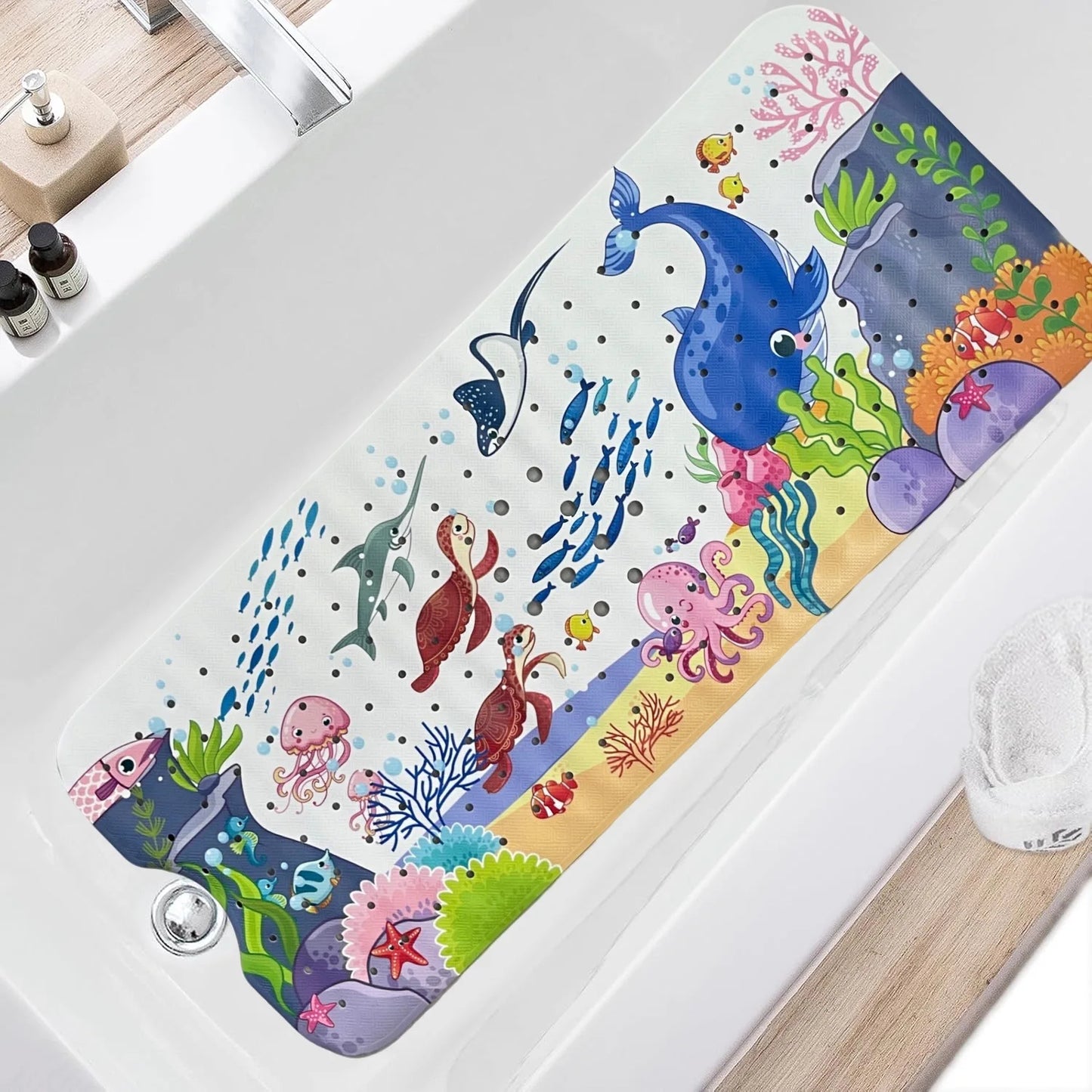 Ocean Adventure Kids Bath Mat