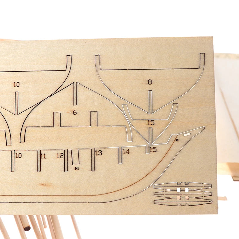DIY Handmade Wooden Sailboat Ship Kits