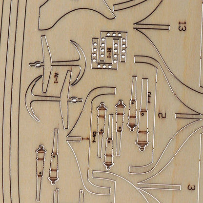 DIY Handmade Wooden Sailboat Ship Kits