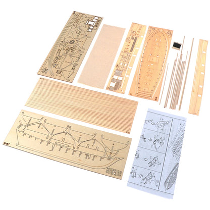 DIY Handmade Wooden Sailboat Ship Kits