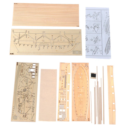 DIY Handmade Wooden Sailboat Ship Kits