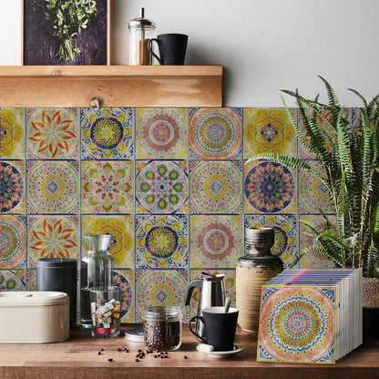 Set of 24 Moroccan Tile Stickers