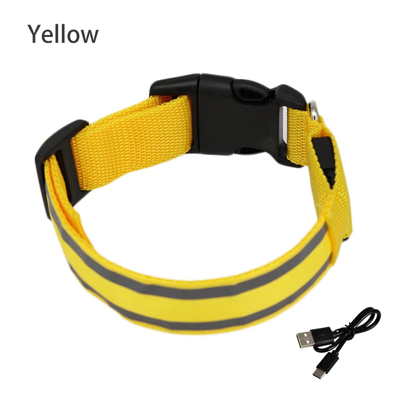 Reflective Night Safety Dog Collar