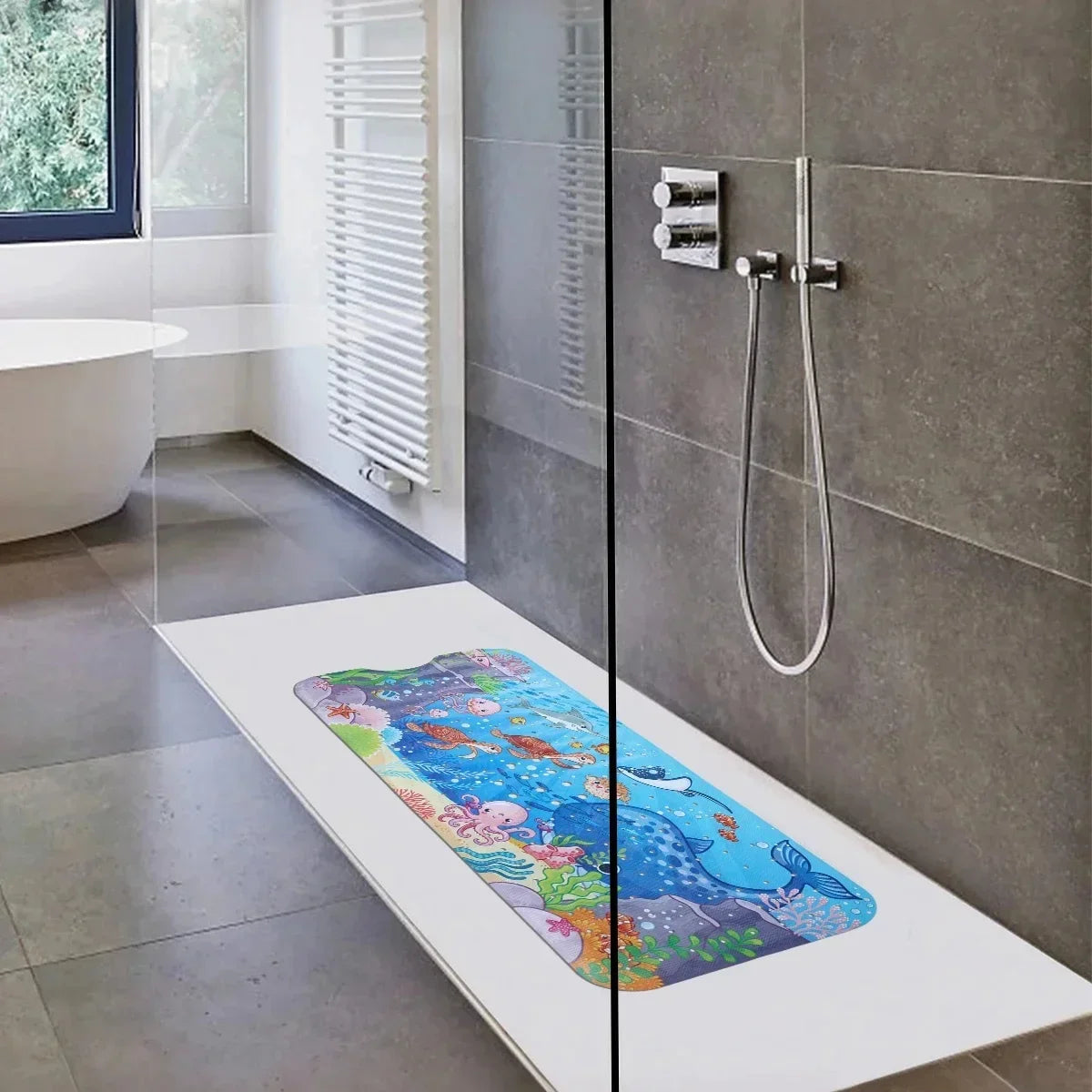 Ocean Adventure Kids Bath Mat