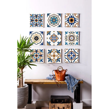 Set of 24 Moroccan Tile Stickers