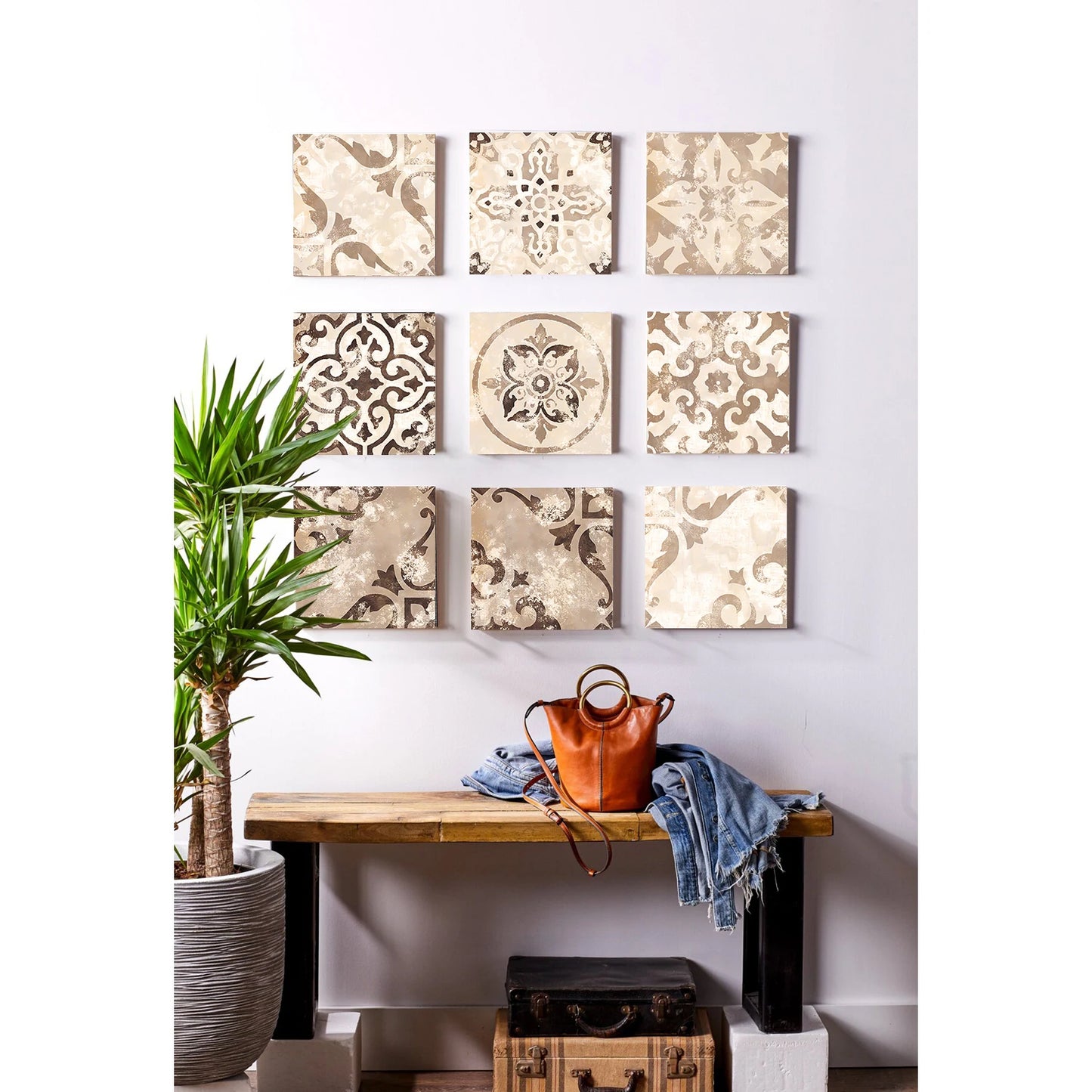Set of 24 Moroccan Tile Stickers