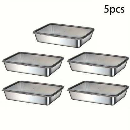 Stainless Steel Food Storage Containers Set