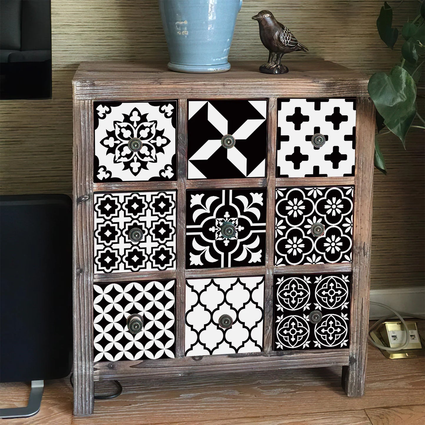 Set of 24 Moroccan Tile Stickers