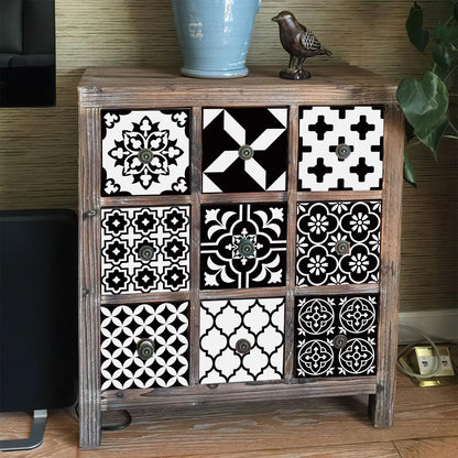 Set of 24 Moroccan Tile Stickers