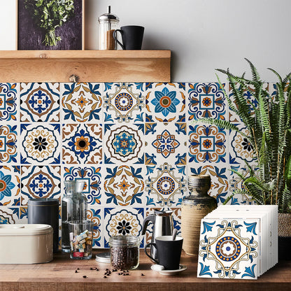 Set of 24 Moroccan Tile Stickers