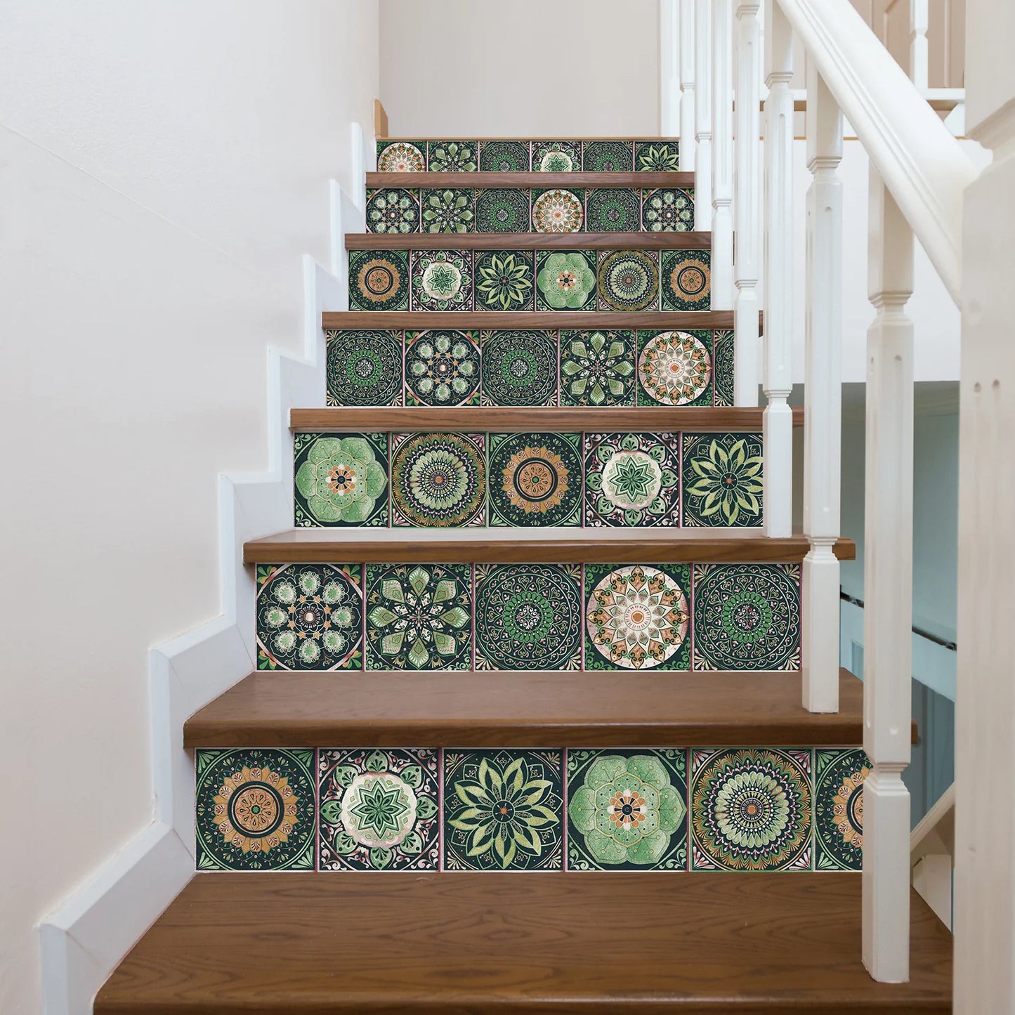 Set of 24 Moroccan Tile Stickers
