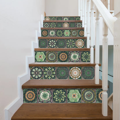 Set of 24 Moroccan Tile Stickers
