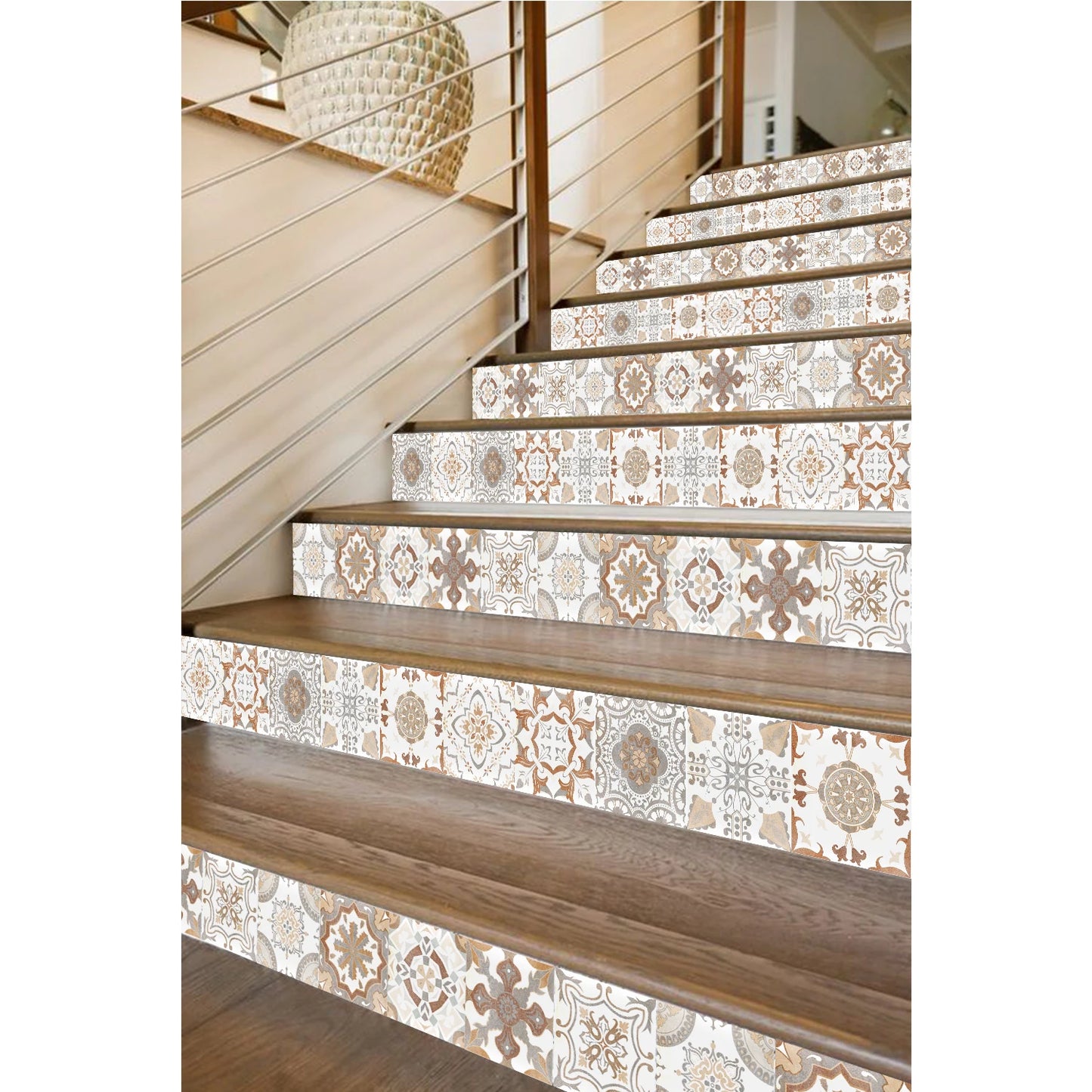 Set of 24 Moroccan Tile Stickers