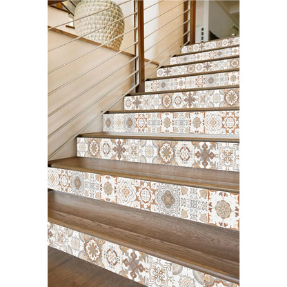 Set of 24 Moroccan Tile Stickers