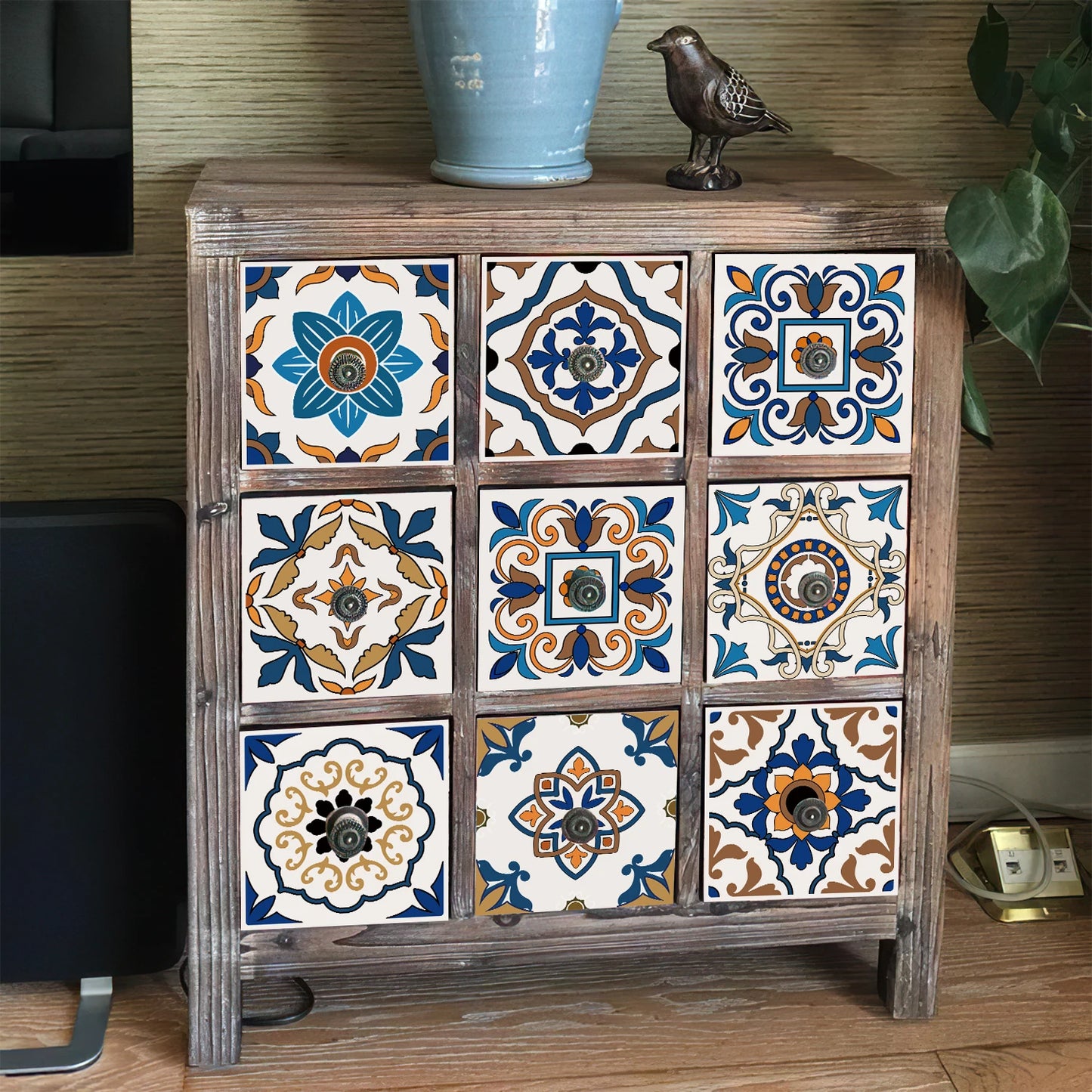 Set of 24 Moroccan Tile Stickers
