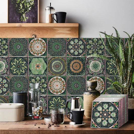 Set of 24 Moroccan Tile Stickers