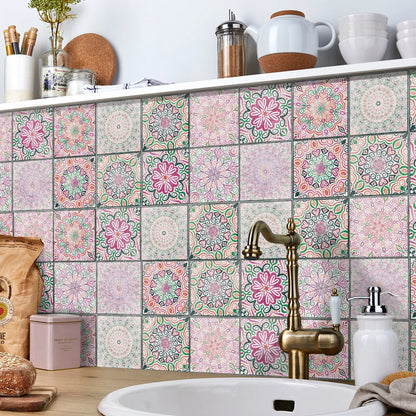 Set of 24 Moroccan Tile Stickers
