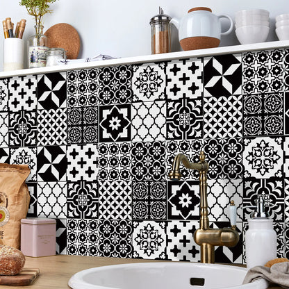 Set of 24 Moroccan Tile Stickers