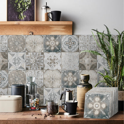 Set of 24 Moroccan Tile Stickers