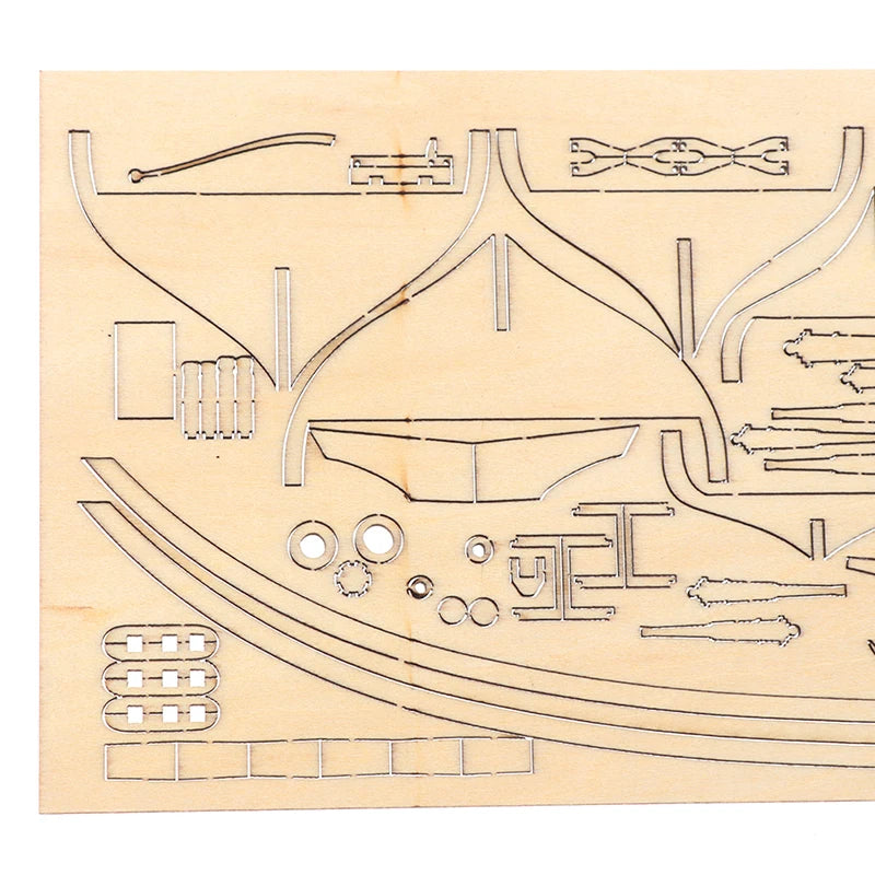 DIY Handmade Wooden Sailboat Ship Kits