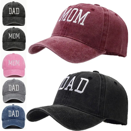 Mom & Dad Baseball Caps