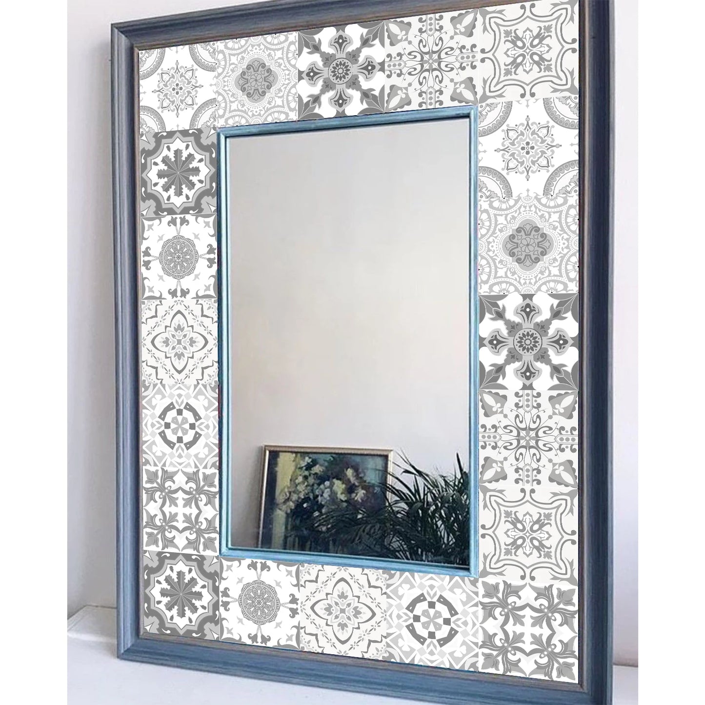 Set of 24 Moroccan Tile Stickers