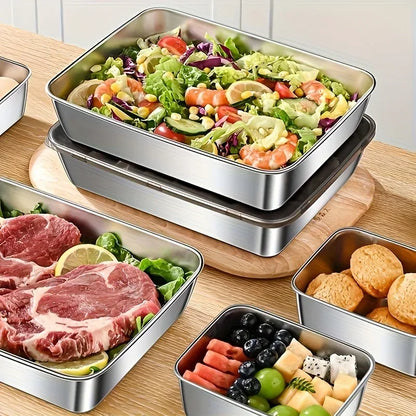 Stainless Steel Food Storage Containers Set