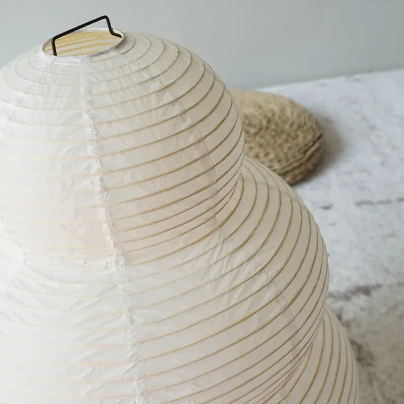 Japanese Design Akari White Paper Table Lamp