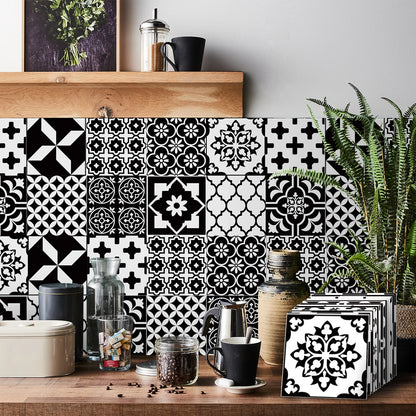Set of 24 Moroccan Tile Stickers
