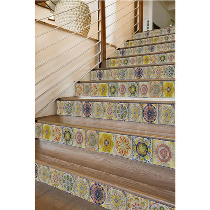 Set of 24 Moroccan Tile Stickers