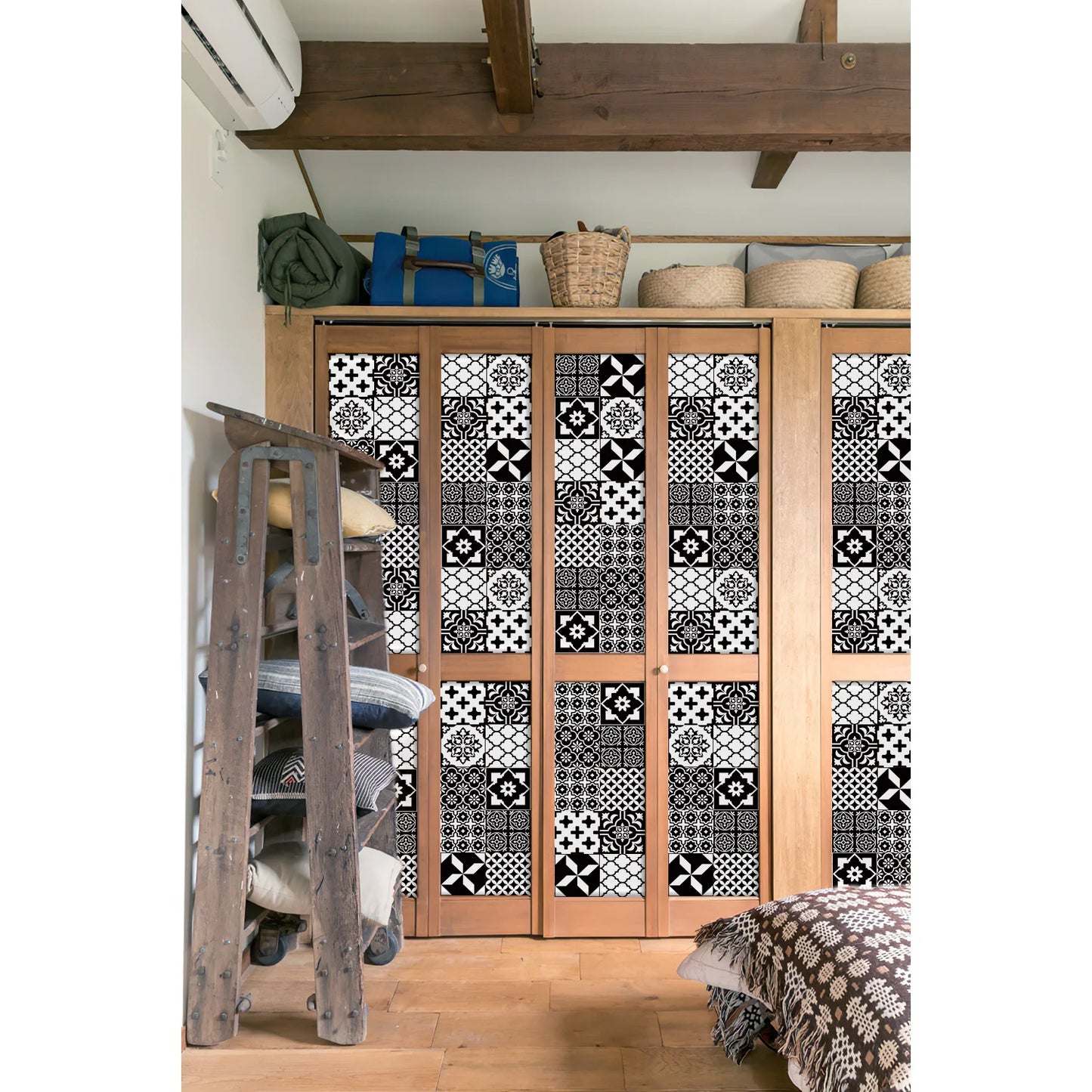 Set of 24 Moroccan Tile Stickers