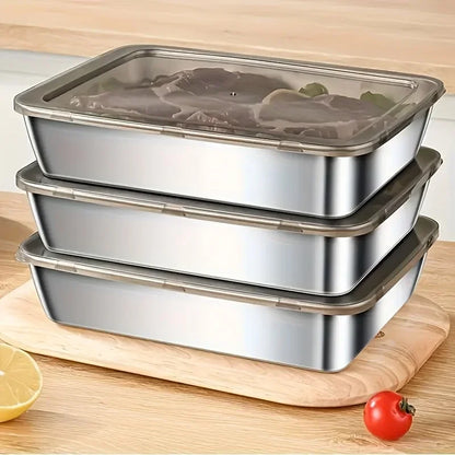 Stainless Steel Food Storage Containers Set