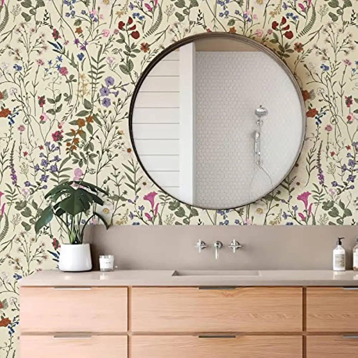 Wildflower Peel and Stick Wallpaper