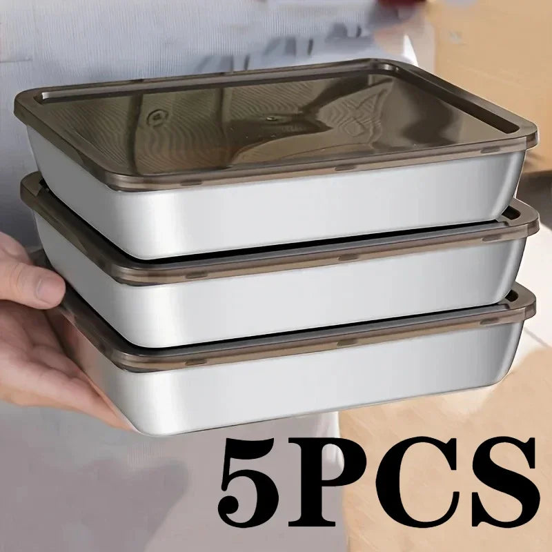 Stainless Steel Food Storage Containers Set