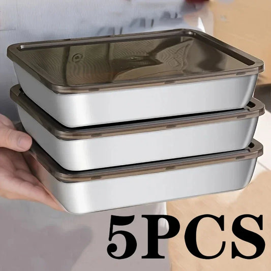 Stainless Steel Food Storage Containers Set