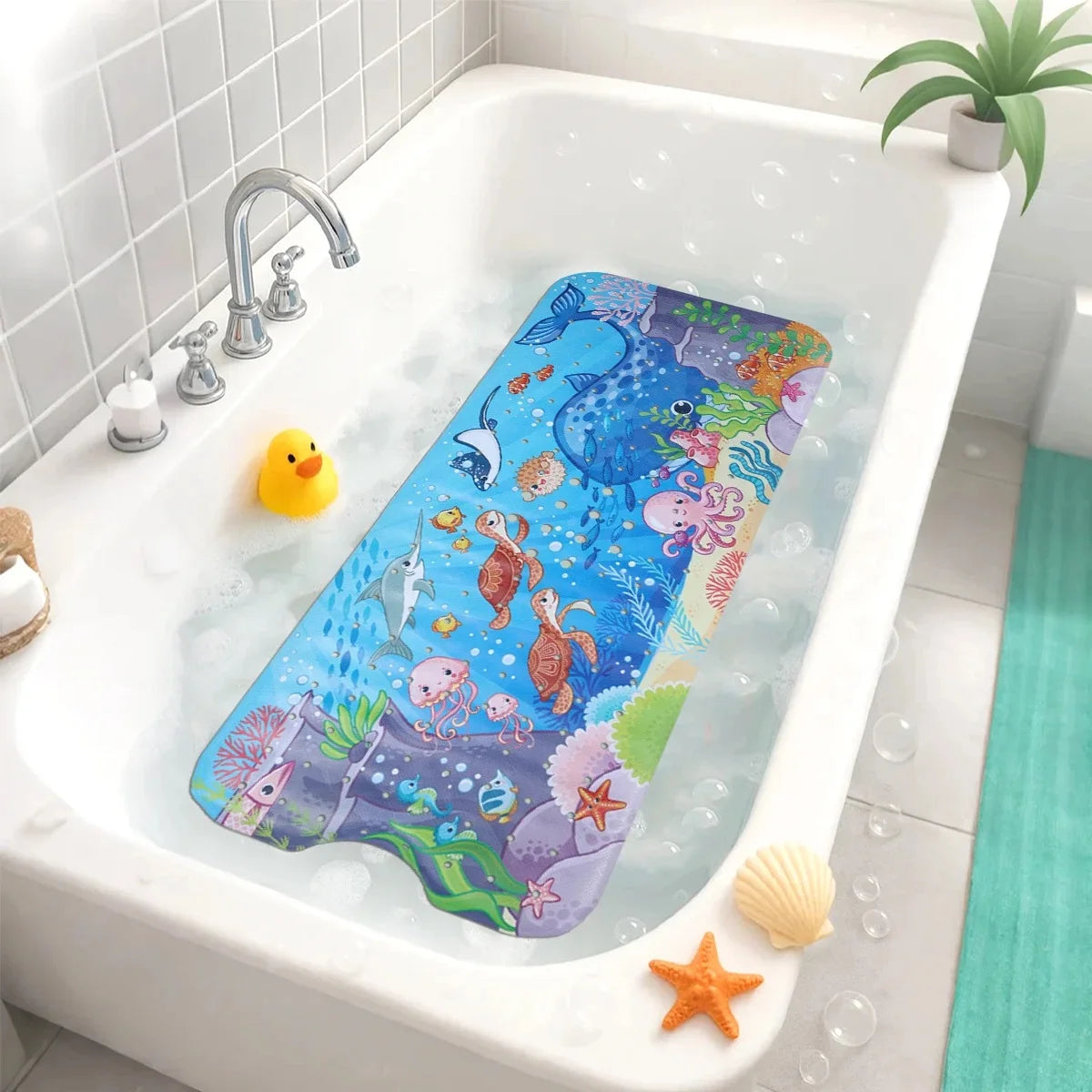 Ocean Adventure Kids Bath Mat