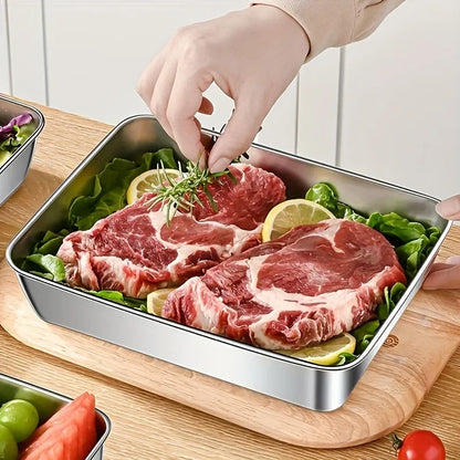 Stainless Steel Food Storage Containers Set